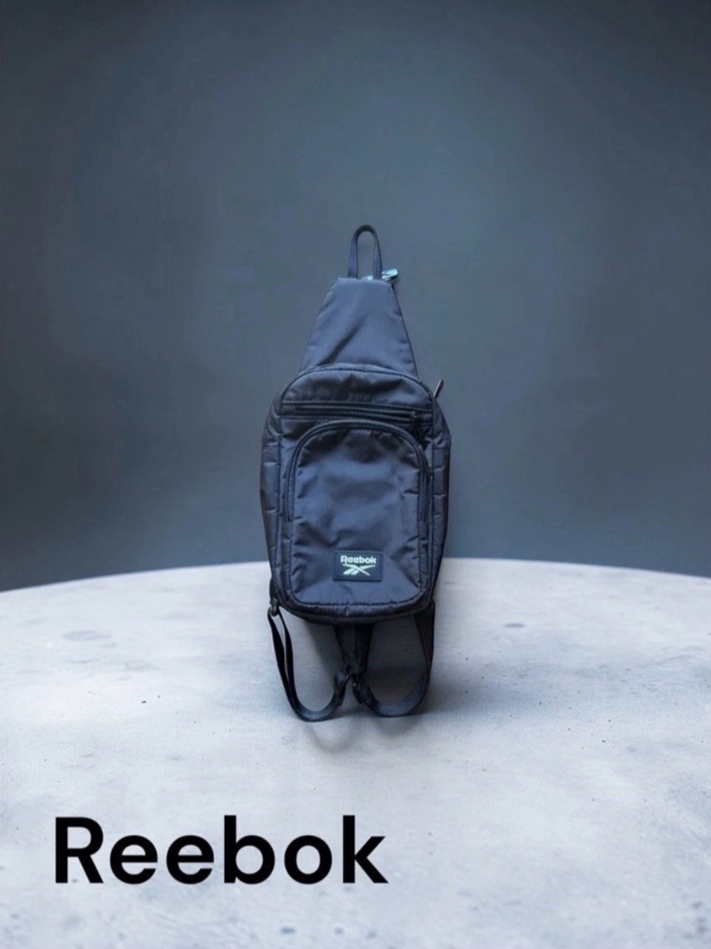 Reebok Black Sling Belt Bag